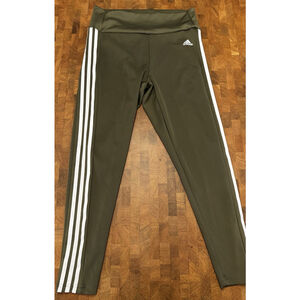 Adidas Women’s Large Mid Rise Tight Fit Athletic Leggings